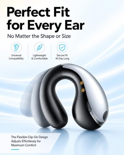 Lightweight Headphones Open-ear comfort keeps the ear canal free