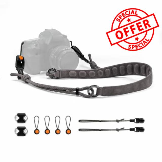 TARION Magislide AS-E Ergonomic Quick Release Camera Shoulder Strap Air Cushion Padded