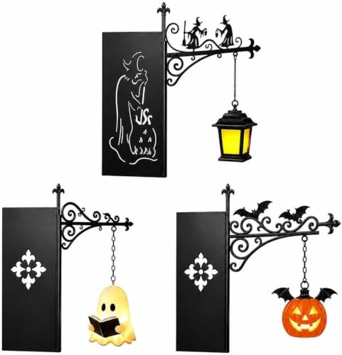Ghost and Pumpkin LED Lights