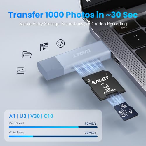 3-Pack TF Card for Dash Cams Up to 90MB/s Read