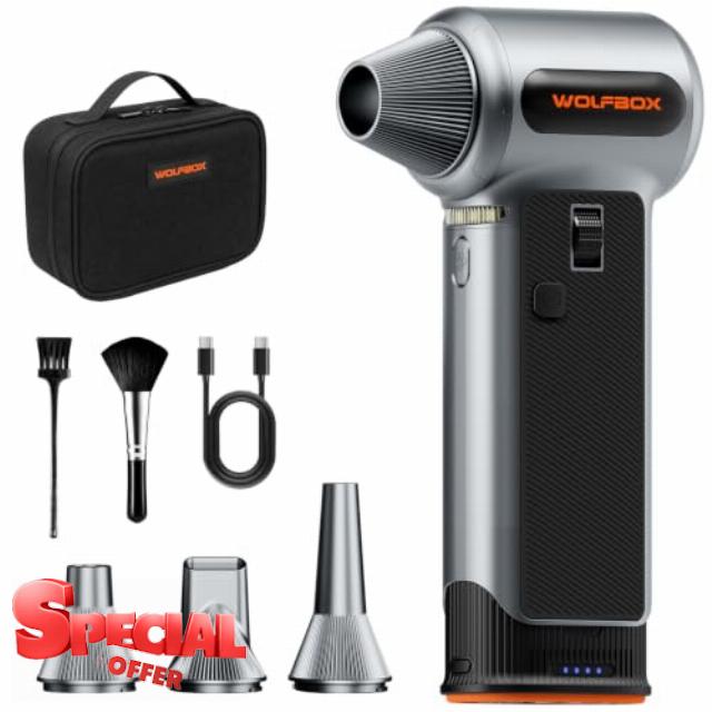 WOLFBOX MF200Pro Compressed Air Duster