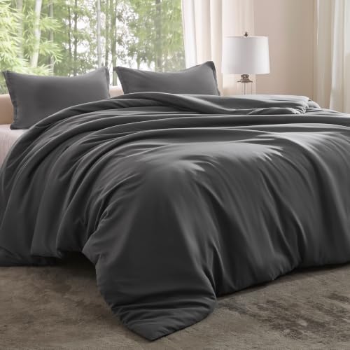 Dark Gray Silky Soft Bamboo Viscose Blend