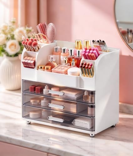 3 Clear Drawers