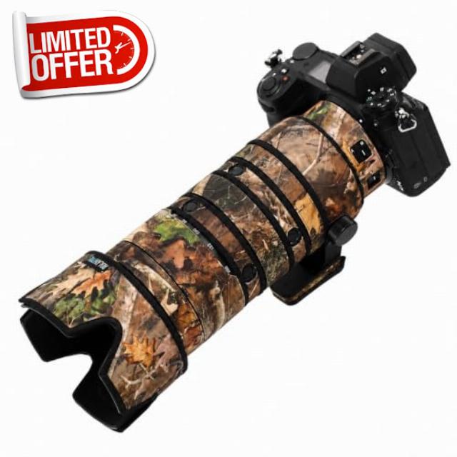 Rolanpro Lens Cover for Nikon Z 70-200mm f/2.8 S II Waterproof #10 Brown                                                          Professional 70-200mm Lens Camo Protective Coat Sleeve Case for Wildlife Photography