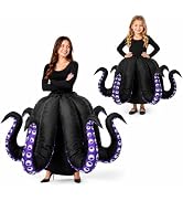 Halloween Inflatable Spider Costume for Adult Kids Blow Up for Boys Girls | Funny Spider Novelty ...
