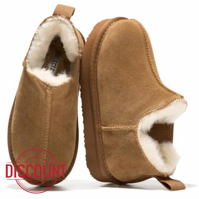Project Cloud Kids Boots 100% Genuine Leather Boots for Girls & Boys Fall Boots w/ Memory Foam Insole & Genuine Fur Lining Boots for Boys & Girls Winter boots - Fall Shoes for Girls Ankle Boots