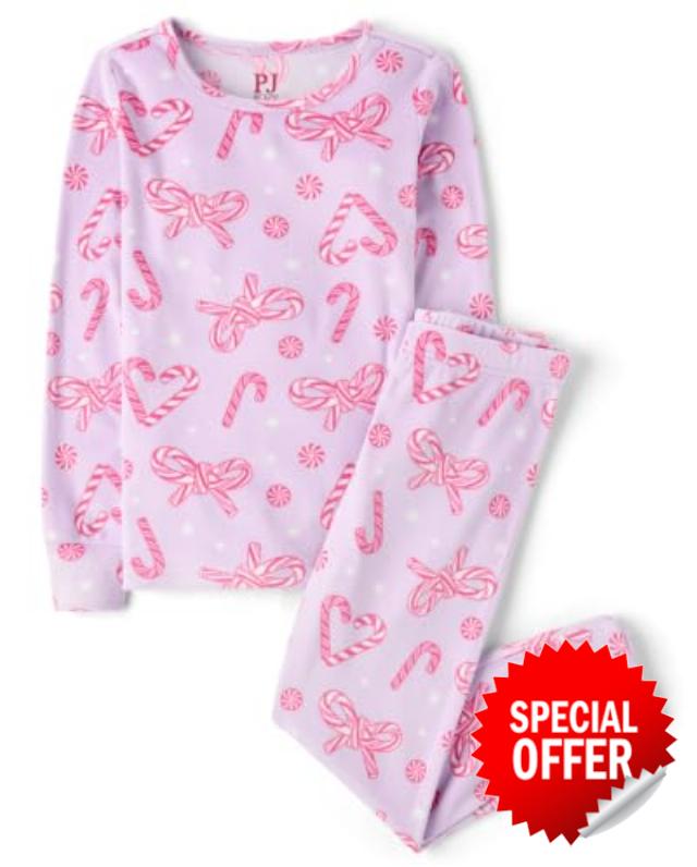 The Children's Place Baby Kids Christmas 2 Piece Pajama Sets