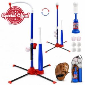 4-in-1 tBall Set for Kids 3-5 with Glove