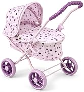 Baby Doll Car Seat Stroller Combo – Convertible 2 in 1 Doll Stroller and Car Seat for Kids – Fits...