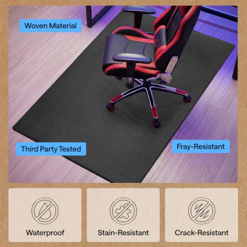 Gaming and Work Rolling Chairs Computer Carpet Mats