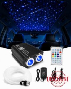 Starlight Headliner Kit 1200pcs RGBW Fiber Optic Car Lights                                                          1200 Stars