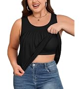 COOTRY Plus Size Workout Tops for Women Long Sleeve Athletic Shirts Breathable Running Yoga Gym C...