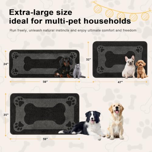 Indoor Door Mats Entryway Rug for Mud Paws & Shoes