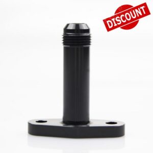 Extended Turbo Oil Drain Flange Fitting Adapter AN10 Male 50mm Fit for GTX