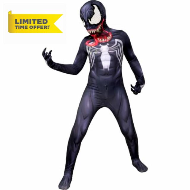 MARVEL Venom Youth Zentai Halloween Costume - Spandex
