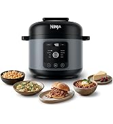 Ninja Crispi Pro 6-in-1 Glass Air Fryer | With Nontoxic, 6qt & 2.5qt Containers & Lids | Microwav...