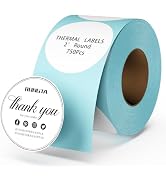 2" x 2" Thermal Labels,Square Direct Thermal Printer Stickers, 750Pcs/Roll | Strong Adhesive, Cri...