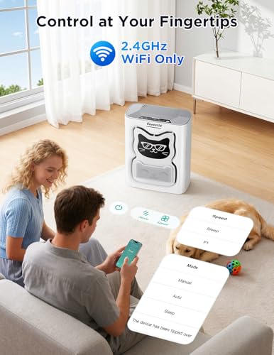 H13 True HEPA for Pets Dander for Large Room up to 2300 sq ft
