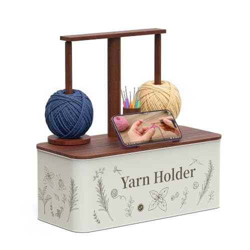 Magnetic Spinner with Storage Box Wood & Iron