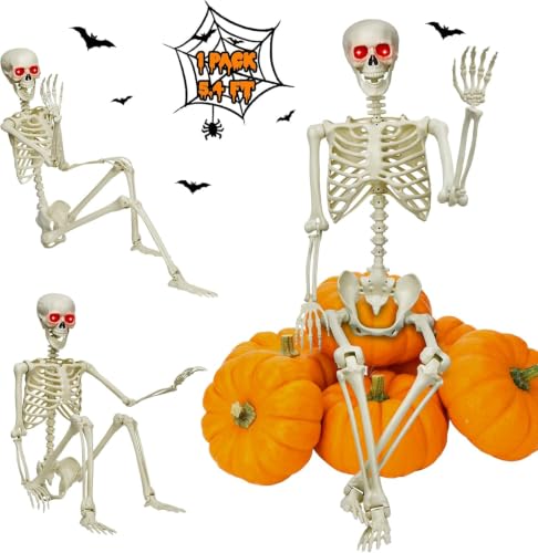 Durable Outdoor/Indoor Spooky Skeleton Prop for Haunted House