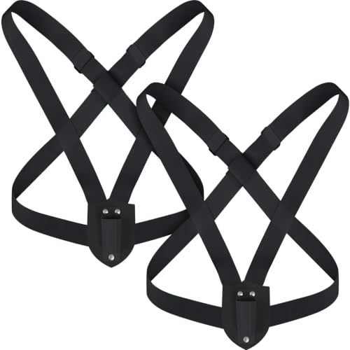 Black Adjustable Color Guard Harness