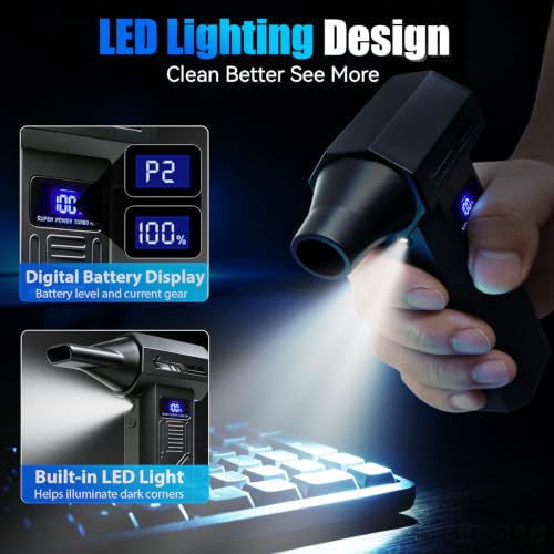 Mini Blower with LED Ligh