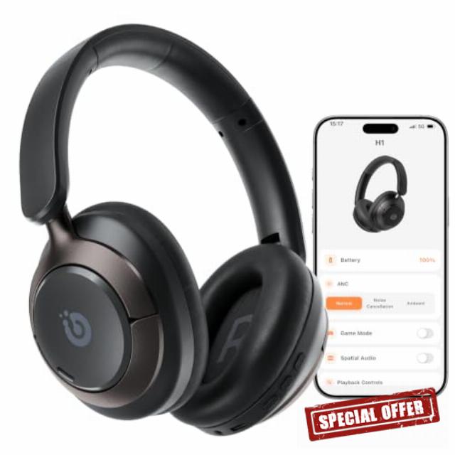 Boean Active Noise Cancelling Headphones