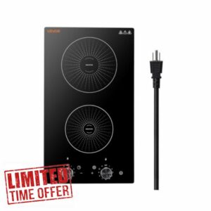 VEVOR 12 Inch Induction Cooktop 2 Burners