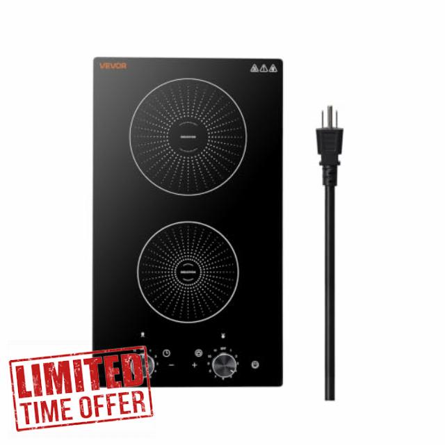 VEVOR 12 Inch Induction Cooktop 2 Burners