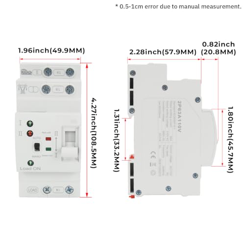 50/60Hz Dual Power Auto Transfer Switch for Uninterruptible Power Supply