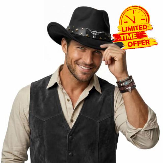 BELTROAD Cowboy Hat for Men Women
