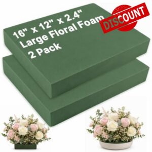 Yudylg 2 Pack Large Floral Foam Blocks