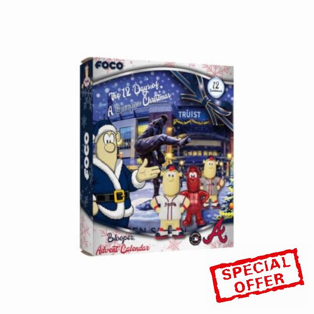 Blooper Atlanta Braves 2026 Mascot Advent Calendar Bobblehead MLB Baseball