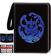 1008 Card Binder 9 Pocket, 3-Ring Trading Card Binder with 56 Page Removable Sleeves, High Storag...