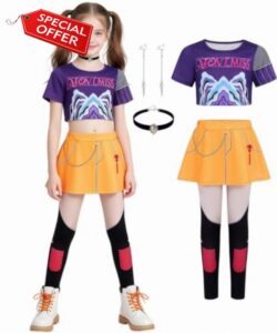 Pop Singer Costume Girls Kids Halloween Costumes with Accessories                                                          Hunters Costume