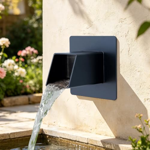Garden Pond Pool Waterfall Spillway for Patio & Landscape