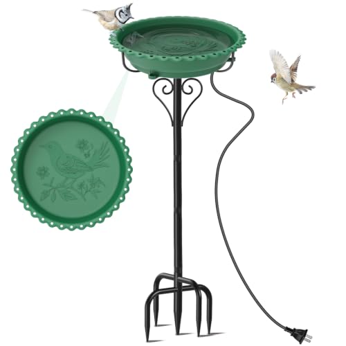 100W Garden Heated Birdbath