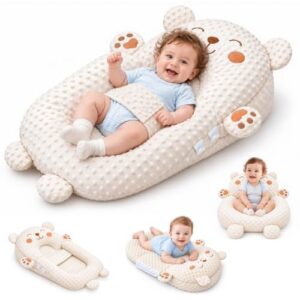 Nursing Pillow with Removable Washable Cover                                                          Dual-Function Breastfeeding Pillow for Nursing