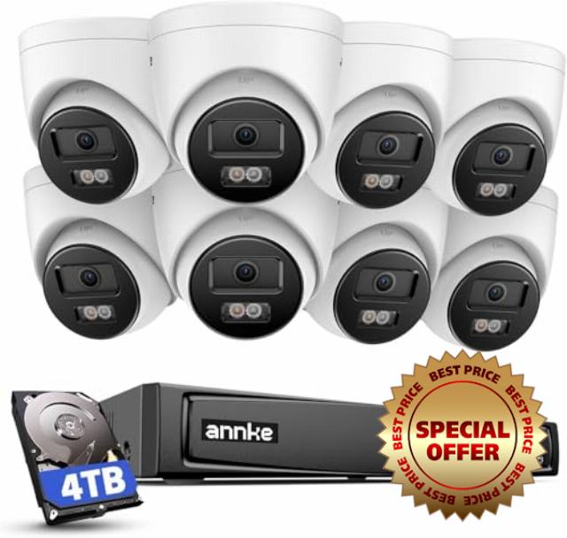 ANNKE 16 Channel Security Camera System 4K PoE