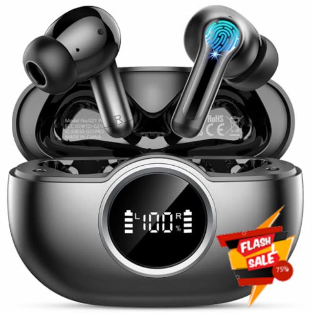 2026 Wireless Earbuds Bluetooth 5.4 Headphones