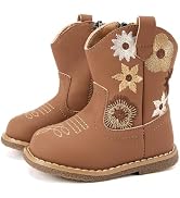 BMCiTYBM Toddler Cowgirl Cowboy Boots Western Boys Girls Shoes All Season | Pointed Toe, Horse Ri...
