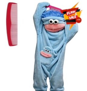 Kids Animal Onesie Monster Costume Big Mouth Halloween Cosplay                                                          Costume