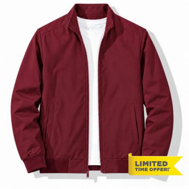 Windbreaker Jacket for Man Lightweight Casual Zip Up Fall Spring Outerwea