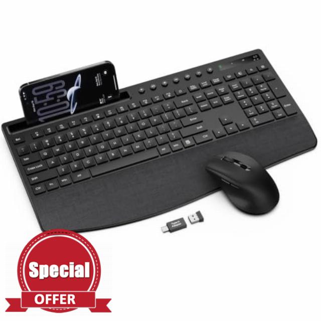 Wireless Keyboard and Mouse Combo