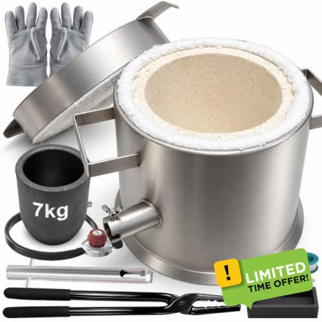 Nelyrho 7KG Propane Melting Furnace Kit