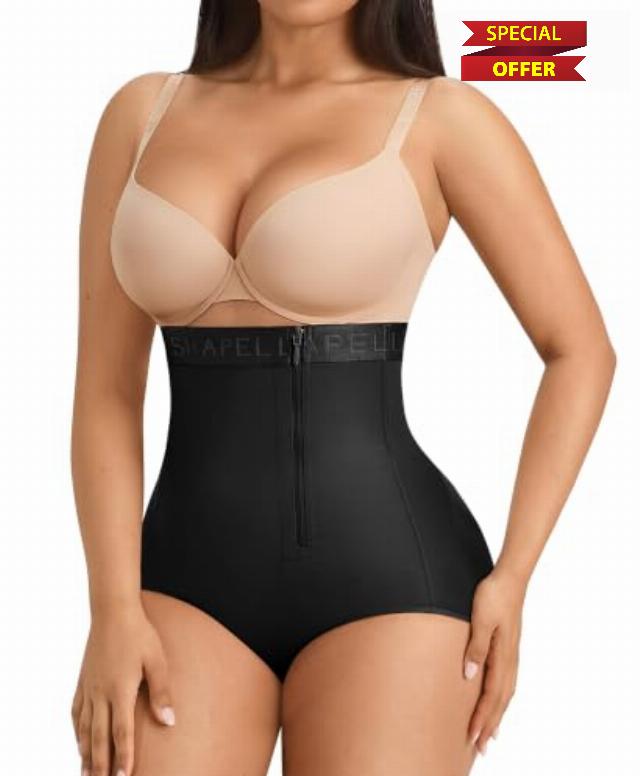 SHAPELLX Shapewear Panties for Women Tummy Control Body Shaper Briefs                                                          High waisted tummy control
