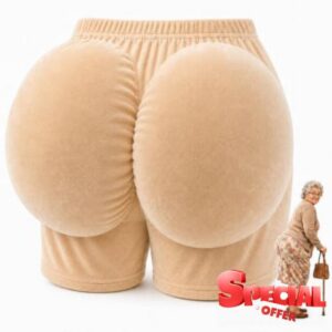 Fake Big Butt Funny Old Lady Fat Suit Halloween Costume Accessory Granny Cosplay Prop Soft Lightweight Design Secure Elastic Waist Santa Claus Dress-Up Christmas Gag Gift Party Pranks for Adults