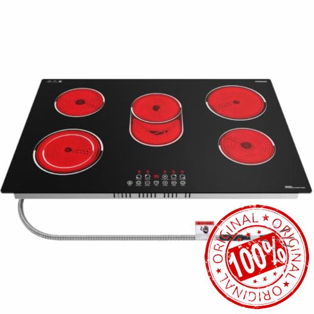 5-Burner Electric Cooktop 30 Inch