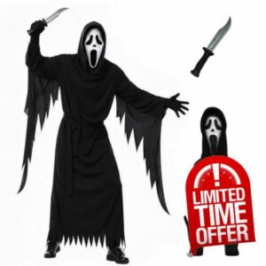 Scream Costume for Kids with Mask