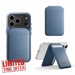 Native Union Active Wallet Stand | Magnetic – MagSafe Card Holder with Stand for iPhone Duo